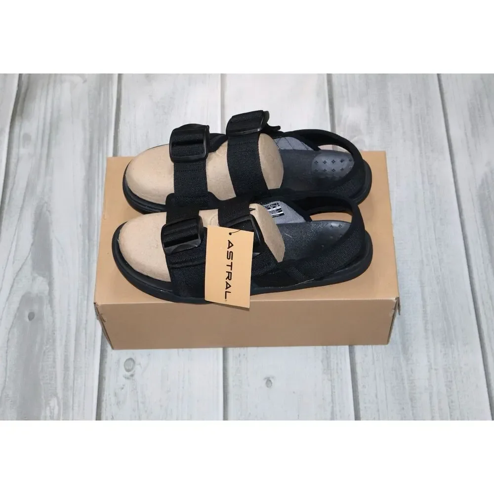 NEW Astral Webber Black Men's Sandals Size 11 Travel Hiking Water Shoes River
